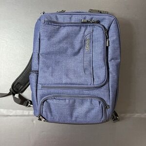 eBags EB2146-16 TLS Travel Professional Slim Laptop Backpack Navy Blue Excellent